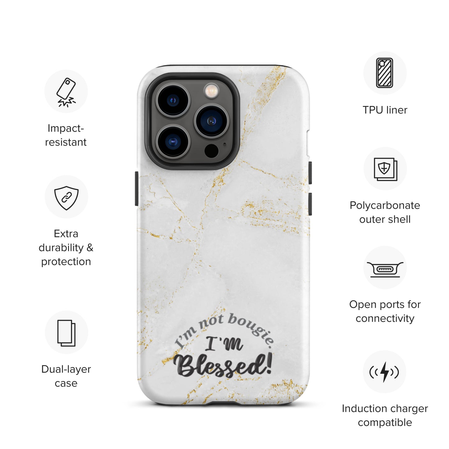 Tough iPhone case