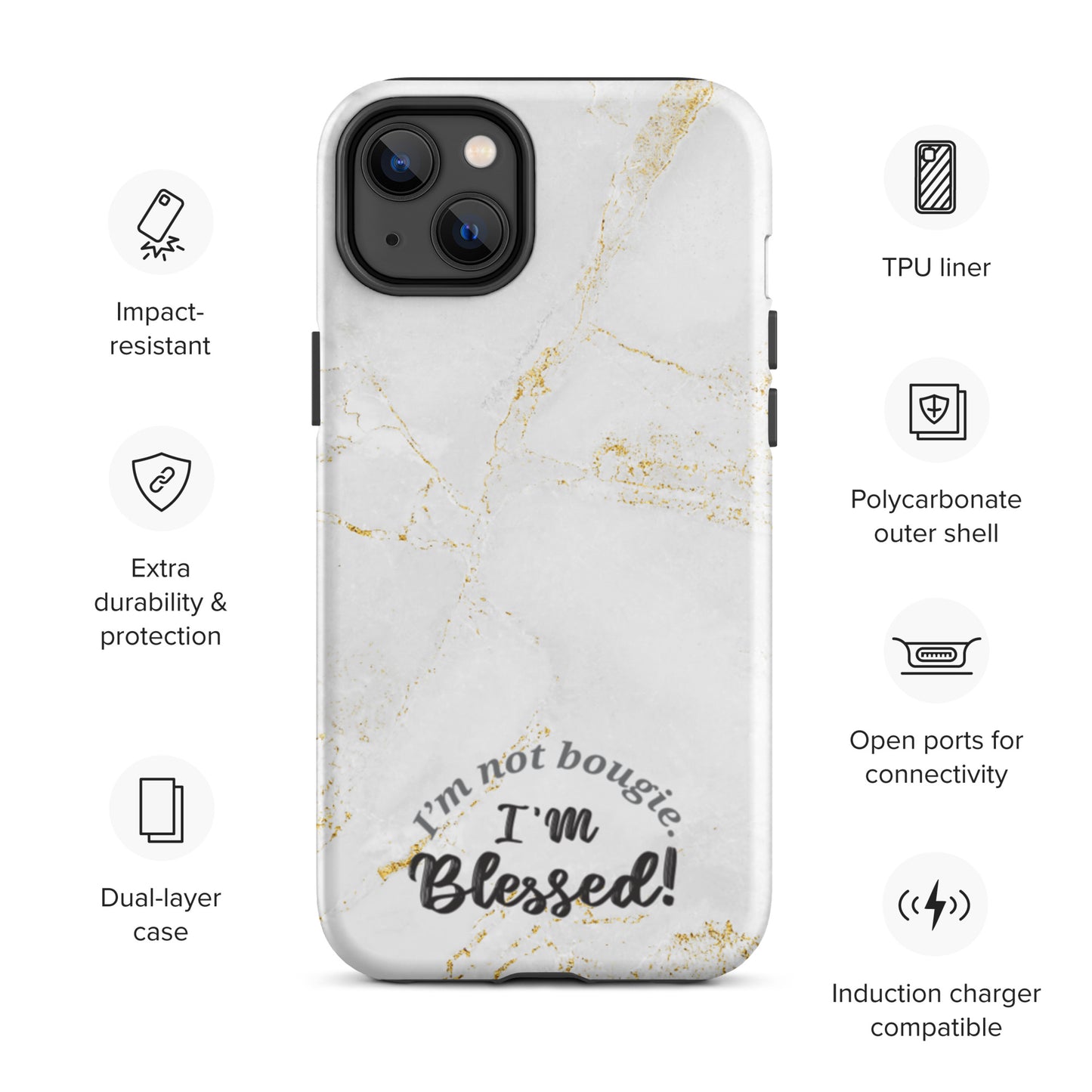 Tough iPhone case