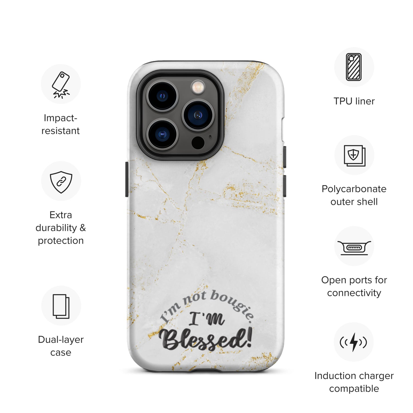 Tough iPhone case