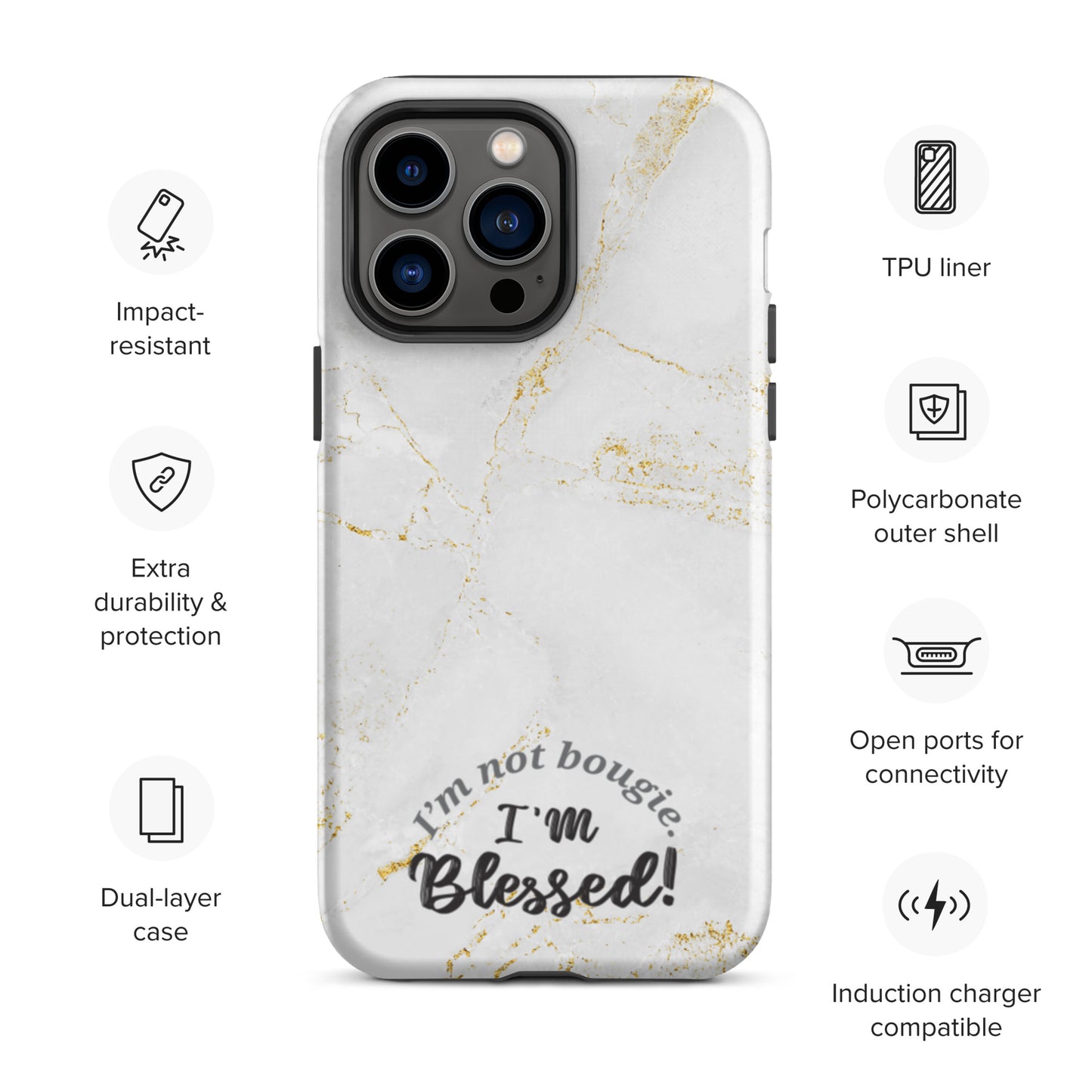 Tough iPhone case