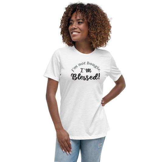 Women's Relaxed T-Shirt (White)